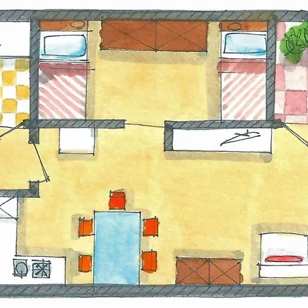 Appartement Haus Frische Brise 0711